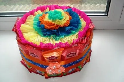 Торта бонбони - Rainbow