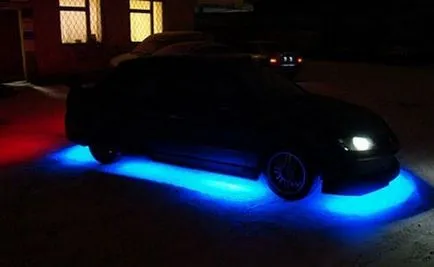 Tuning Faruri cu mâinile lor și mașini de tuning cu LED-uri - un lucru ușor