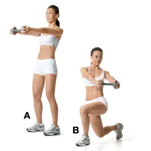 Упражнения за бедрата коригират задните части на типа фигура