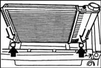 Устройството, сервиз, ремонт на BMW 5 Series E39 1996-2001 - Демонтаж и монтаж на радиатор