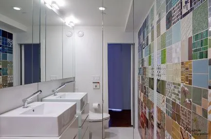Opțiunile de stabilire gresie în baie, imagine idei de design interior
