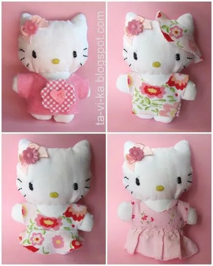 Hello Kitty с ръцете си схема и описание