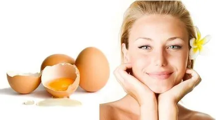 Яйце маска за укрепване на косата