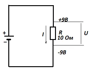 legea lui Ohm pentru subcircuit, un electrician pentru începători