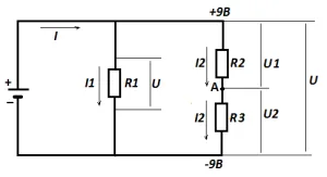 legea lui Ohm pentru subcircuit, un electrician pentru începători