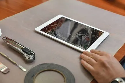 Tartalék üveg (érintőképernyő) az Apple iPad