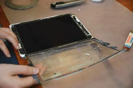 Замяна стъкло (сензорен екран) на ябълка IPAD