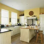 ziduri galbene în bucătărie 50 de fotografii idei de design interior, tapet pentru decorare