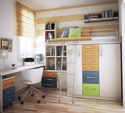 38 idei pentru designul camerei mici