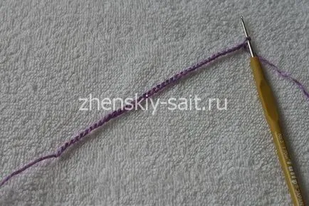 Ажурний шарфик гачком