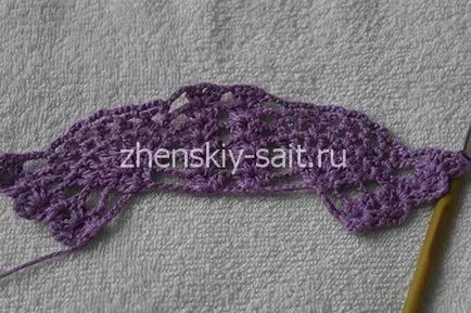 Ажурний шарфик гачком
