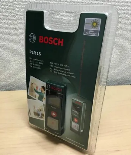 Bosch - un telemetru laser 15 PLR