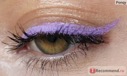 Кольорова рідка підводка для очей nyx professional makeup vivid brights eyeliner - «це гуаш або
