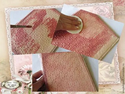 Díszítsd a borítón egy notebook vintage stílusú - tisztességes iparos - kézzel készített, kézzel készített