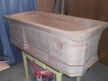 Дървена вана със собствените си ръце - елегантно решение!