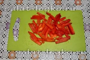 Фунчоза з куркою і овочами рецепт з фото