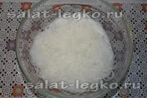 Фунчоза з куркою і овочами рецепт з фото