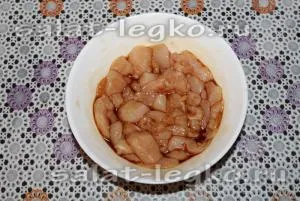 Фунчоза з куркою і овочами рецепт з фото