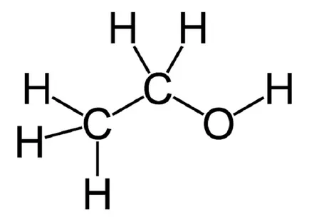 Формулата на етанол, химическия състав на етанол