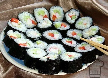 Futomaki - суши рецепта за готвене със снимки