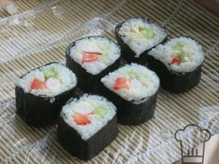 Futomaki - sushi recept főzés fotókkal