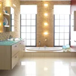 Идеята за осветление в банята, 20 разширени опции