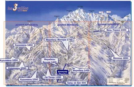 Statiuni de schi din Franța - trei vai