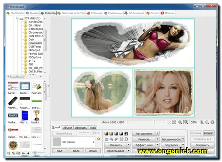 Internet, software-ul, sfaturi pentru crearea facilă de colaje - program de PhotoScape