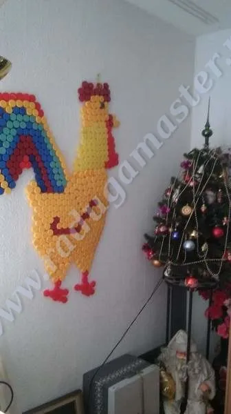 Панно з пластикових пробок своїми руками