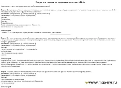 Відповіді на новий дельта тест