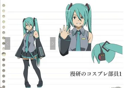 Din ce anime Hatsune Miku și Vocaloid anime Vocaloid Club