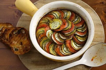 Főzni ratatouille otthon lépésről lépésre recept fotók