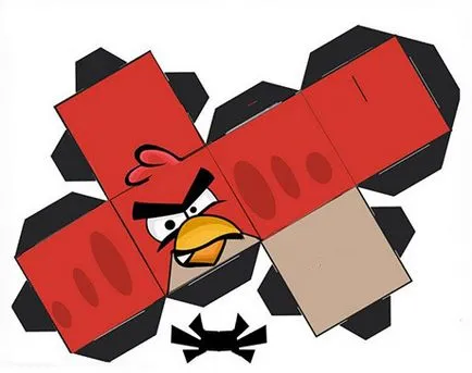 Hogyan, hogy a dühös madarak papírból saját kezűleg