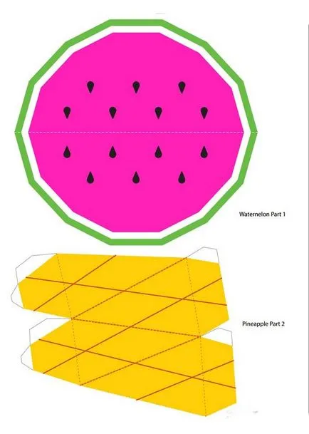 Как да направите триизмерна плодове хартия