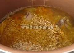Перловка з куркою в мультиварці покроковий рецепт з фото, готуємо в мультиварці (перлова каша з куркою в мультиварці) Перловка з куркою в мультиварці покроковий рецепт з фото, готуємо в мультиварці