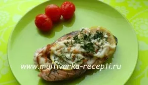Перлова каша з курячим філе в мультиварці