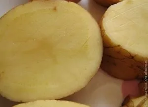 Печена картопля з салом