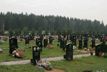 Перепечінском кладовищі сайт, як доїхати, місця