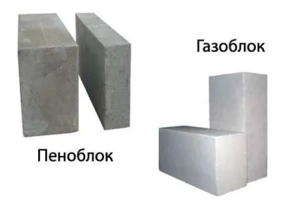 Піноблок або газоблок