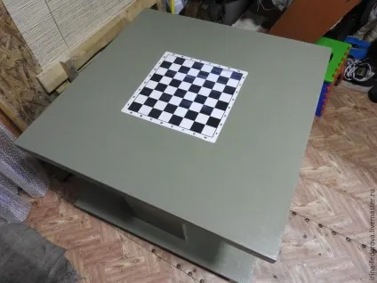 Переробка журнального столика (рази проміжною сушкою кожного) Переробка журнального столика