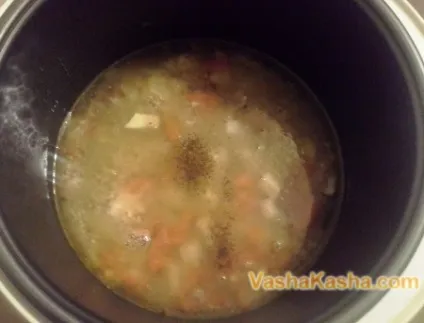 Перловка з куркою в мультиварці рецепт з овочами (мультиварці) Перловка з куркою в мультиварці рецепт з овочами