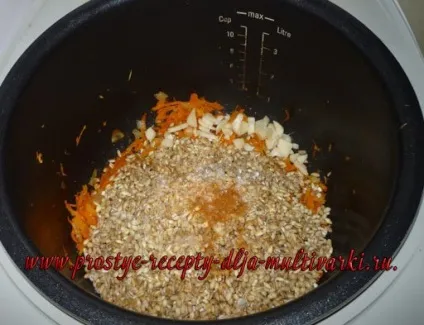 Перловка з куркою в мультиварці 1