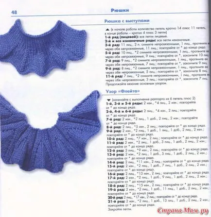 Cum să Knit spițe frill - 20 variante - feminin lume