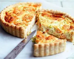 Quiche csirkével és gombával