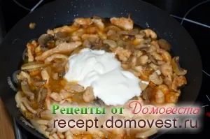 Csirke Stroganoff (csirke Stroganoff) - receptek domovesta