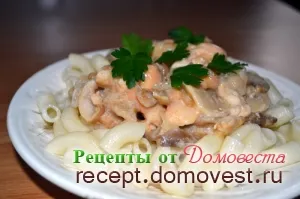 Csirke Stroganoff (csirke Stroganoff) - receptek domovesta