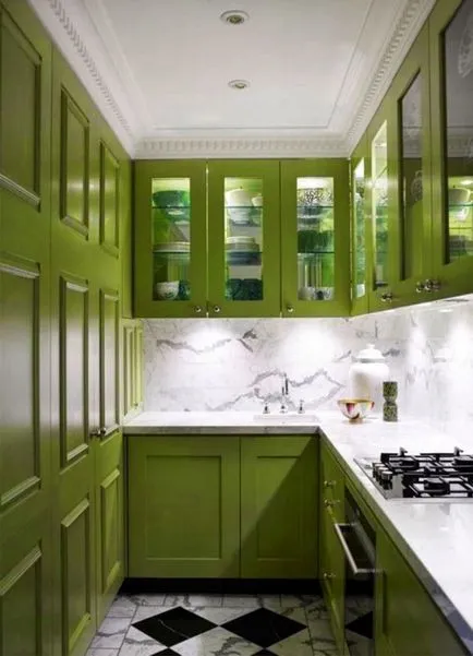 Culoare bucătărie de măsline - culori la modă pentru interior (85 fotografii de proiectare)