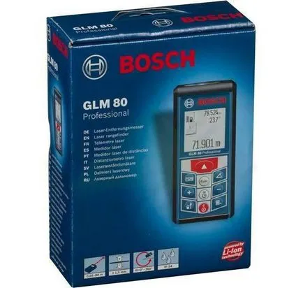 Лазерен далекомер Bosch GLM 80 спецификации и ревюта