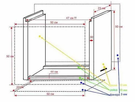 Capcane pentru albine cu mâinile lor desene, dimensiuni, instalare