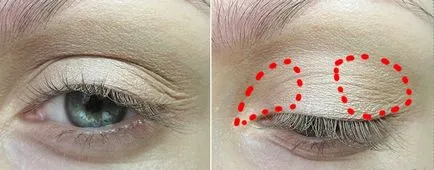 Make-up a közelgő században, és növeli a szem (21) - lépésről lépésre fotó